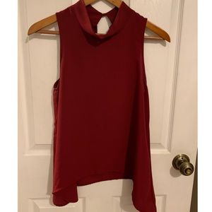 Red flowy blouse. Great condition